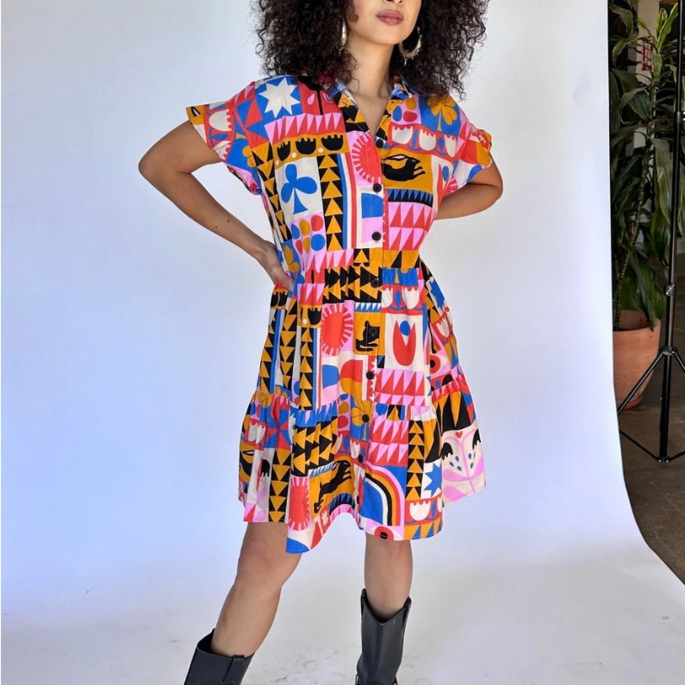 NOOWORKS Eloise Dress - Congdon Print L